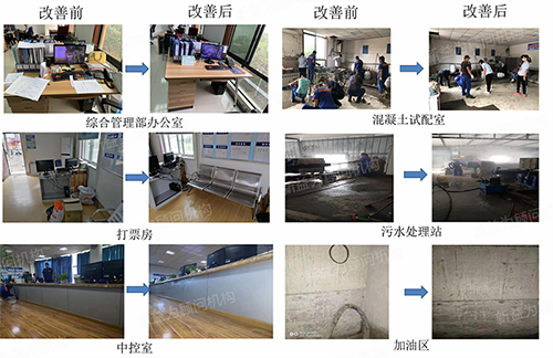 第一天六個(gè)樣板區改善對比圖